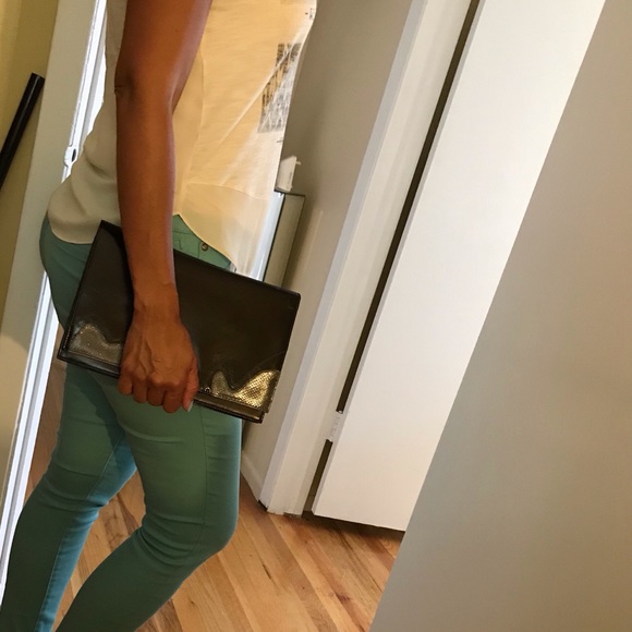 Leather black bag. - Picture 5 of 5